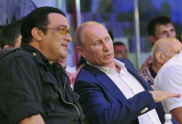 Kumpel: Seagal und Wladimir Putin.