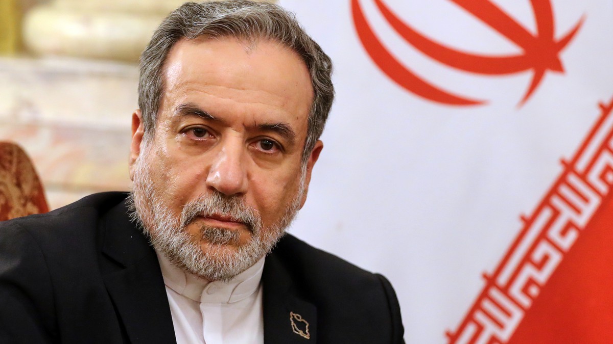 FILE - Iranian Foreign Minister Abbas Araghchi looks on during a meeting with Director General of the International Atomic Energy Agency (IAEA) Rafael Grossi, and Egyptian Foreign Minister Badr Abdela ...