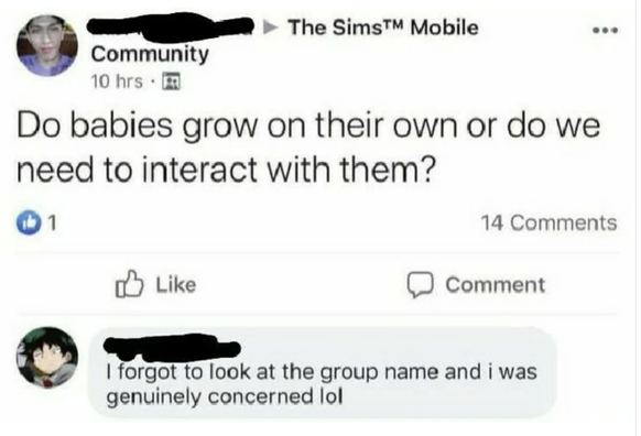 Lustige Bilder und Memes zu den Sims