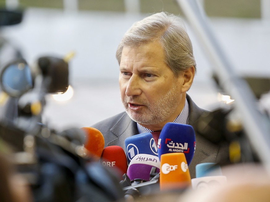 Der österreichische EU-Kommissar Johannes Hahn soll auch unter der neuen EU-Kommission von Ursula von der Leyen das Schweiz-Dossier betreuen. (Archiv)