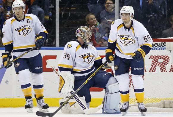 Weber, Rinne, Josi: Das All-Star-Trio der Nashville Predaors.