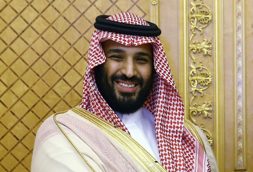 FILE - In this July, 23, 2017 file photo, Saudi Crown Prince Mohammed bin Salman poses while meeting with Turkey&#039;s President Recep Tayyip Erdogan in Jiddah, Saudi Arabia. Saudi Arabia&#039;s King ...