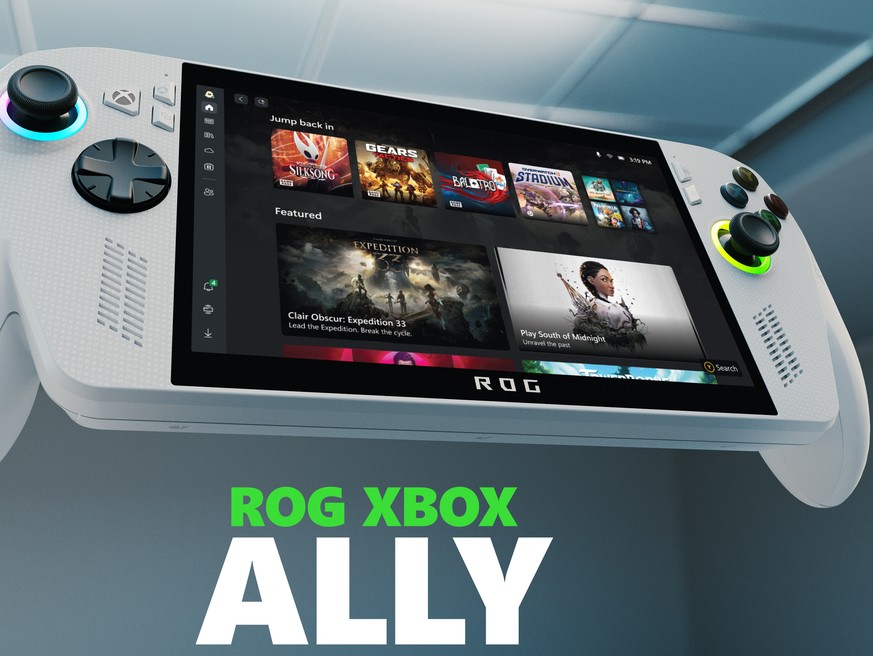 Asus und Microsoft bringen einen PC-Handheld mit Xbox-Branding und Konsolen-ähnlicher Benutzeroberfläche.
