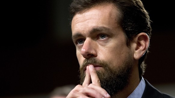 FILE - In this Sept. 5, 2018, file photo Twitter CEO Jack Dorsey testifies before the Senate Intelligence Committee hearing on &#039;Foreign Influence Operations and Their Use of Social Media Platform ...