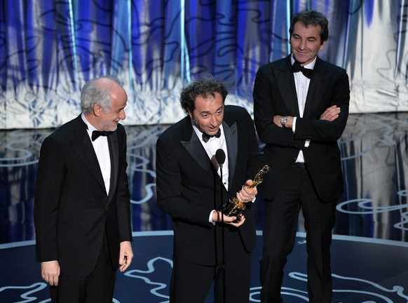 Schauspieler Toni Servillo, Regisseur Paolo Sorrentino und Produzent Nicola Giuliano.