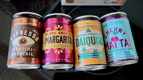 RTD cocktails. Dosen-Cocktails