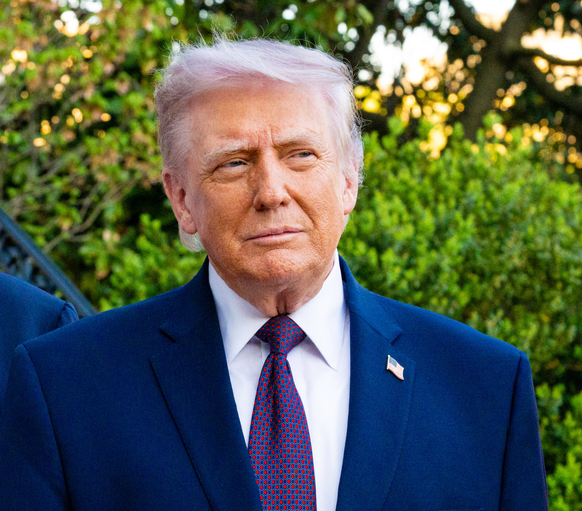 Royal couple visits Trump in White House. Washington DC. USA 13 Apr 2026 President Donald Trump during a visit and meeting at the White House in Washington DC, during a three-day working visit to Phil ...