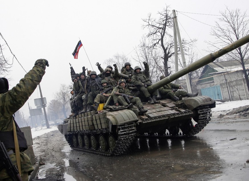 Pro-russische Rebellen in Donetsk – eine neue Grossoffensive soll den Separatisten Gebietsgewinne bescheren.