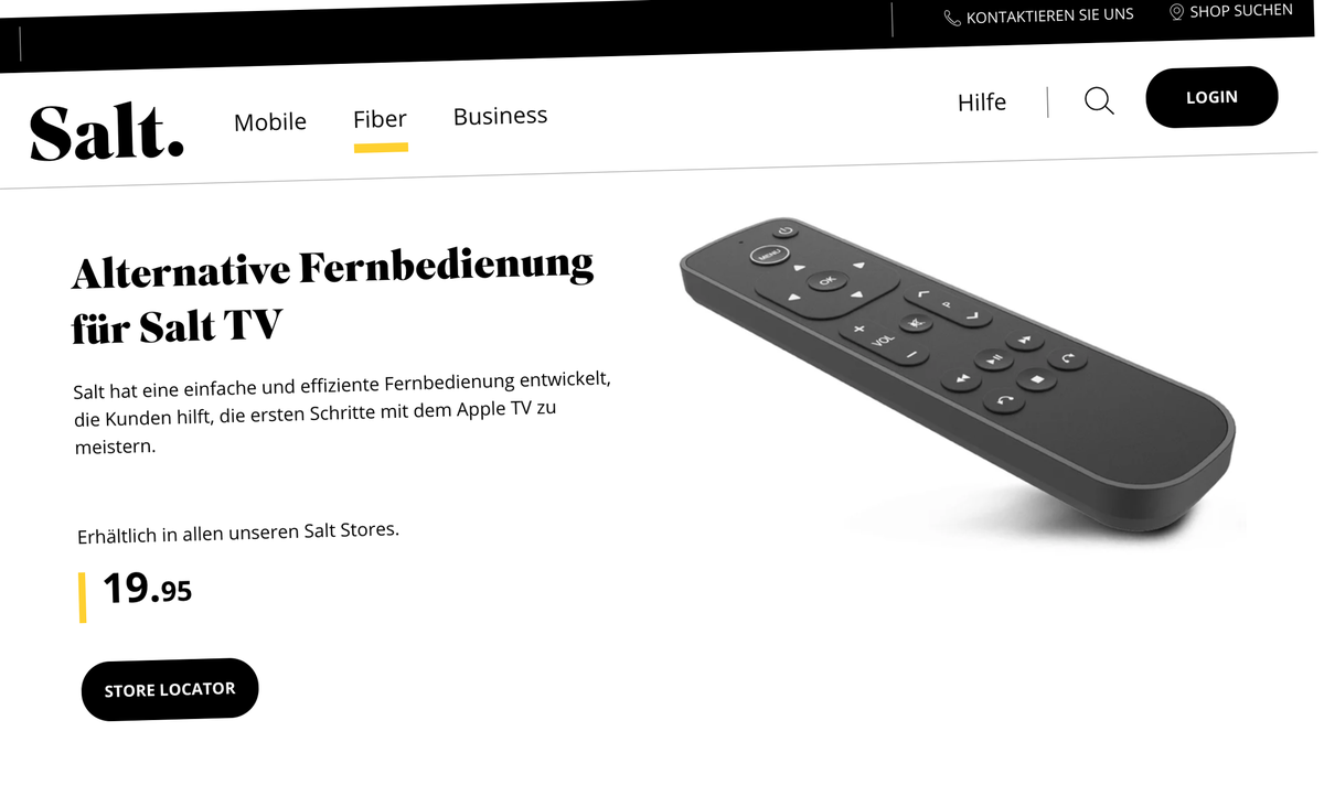 Eine «einfache und effiziente Fernbedienung» für knapp 20 Franken.