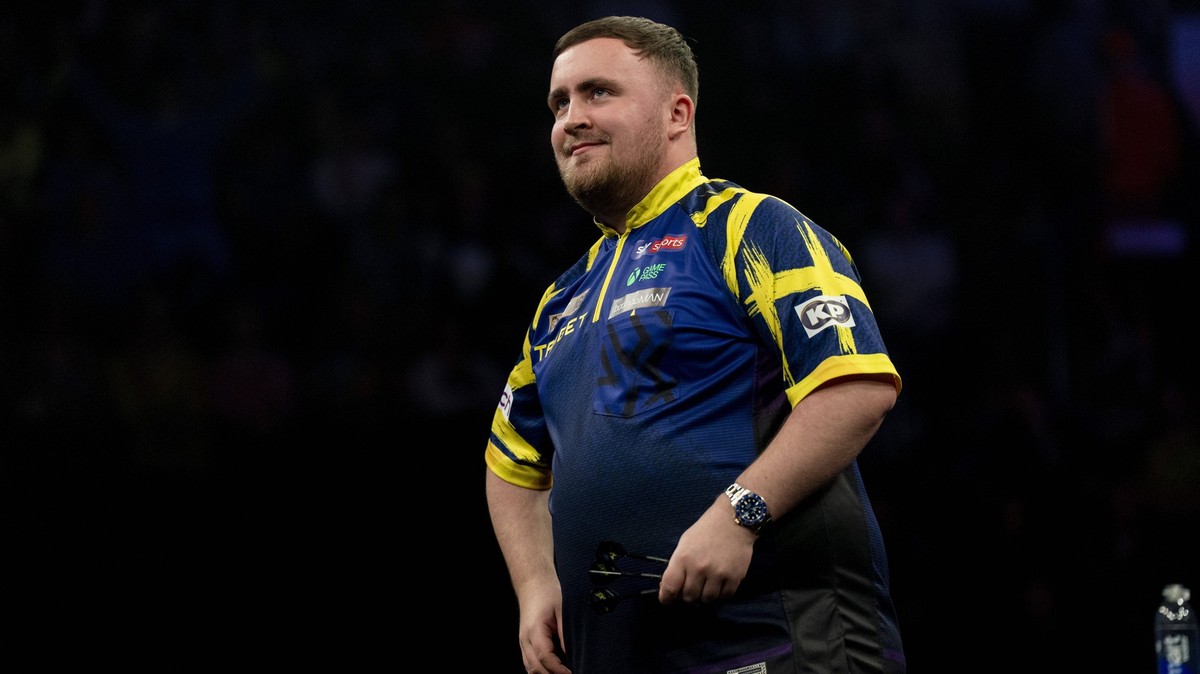 BetMGM Premier League Darts - Nottingham Luke Littler during the 2026 BetMGM Premier League Darts at the Motorpoint Arena, Nottingham, England on 12 March 2026 Credit: Alex Young/Every Second Media Ed ...