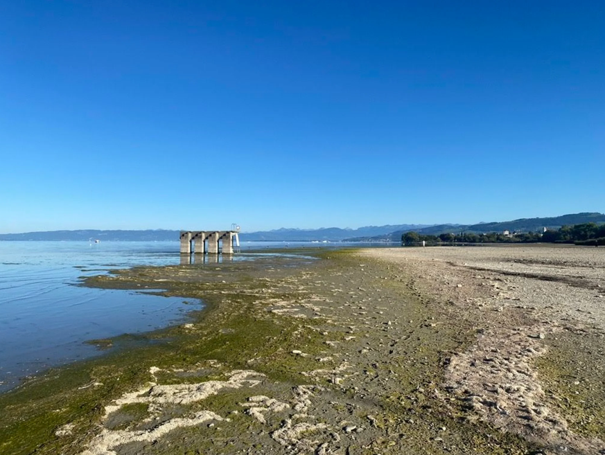 Tiefstand am Sonntag auch in Arbon am Bodensee.