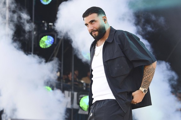 Samra live auf dem Heroes Festival 2024 auf der Expo Plaza. Hannover, 10.08.2024 *** Samra live at the Heroes Festival 2024 at the Expo Plaza Hannover, 10 08 2024 Foto:xN.xHeuselx/xFuturexImagex heroe ...