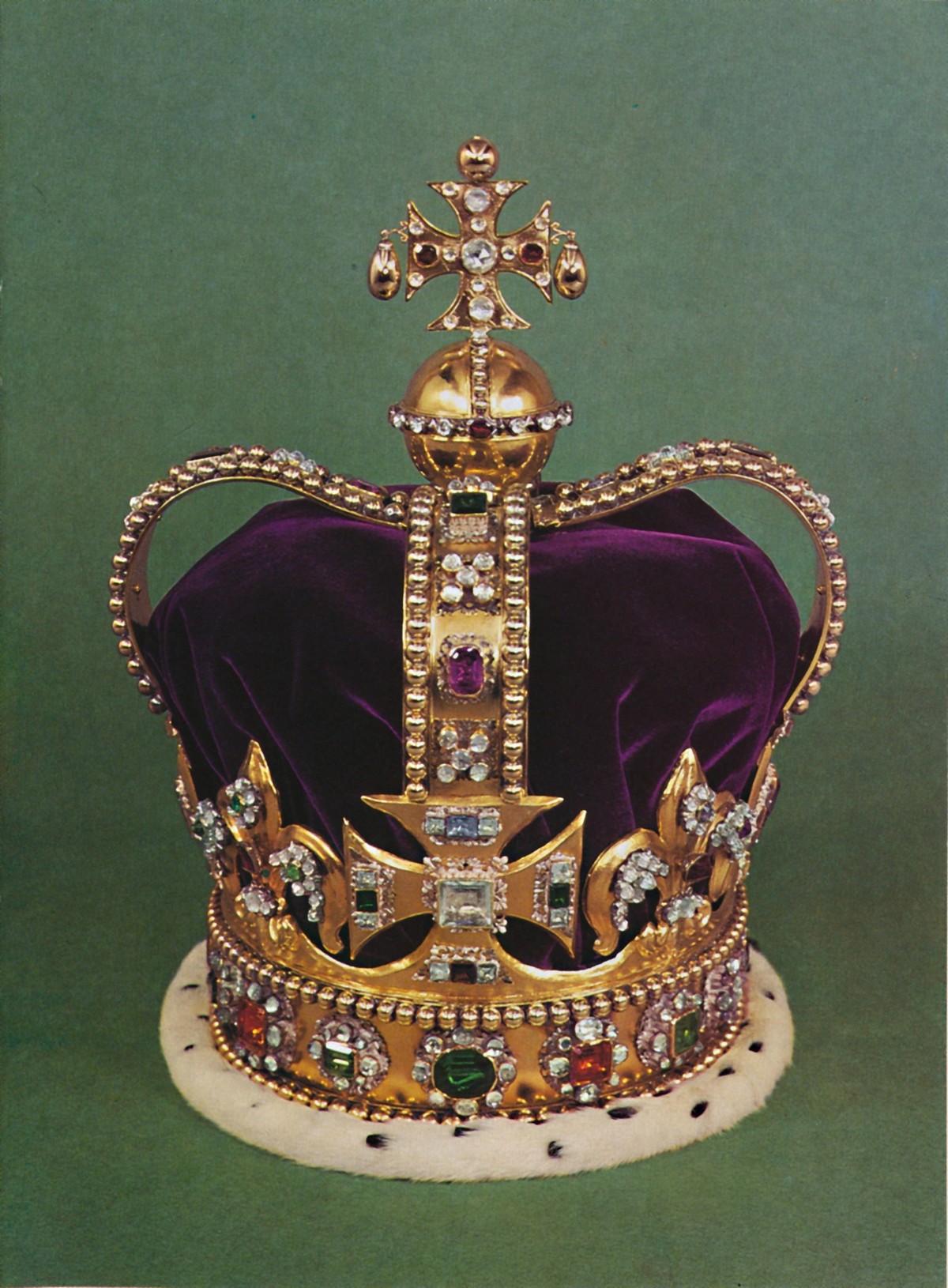 RECORD DATE NOT STATED St. Edward s Crown with which the Sovereign is crowned , 1953. Artist: Unknown. Copyright:xThexPrintxCollector/HeritagexImagesx / IMAGO ,2664360 ACHTUNG: AUFNAHMEDATUM GESCH�TZT ...