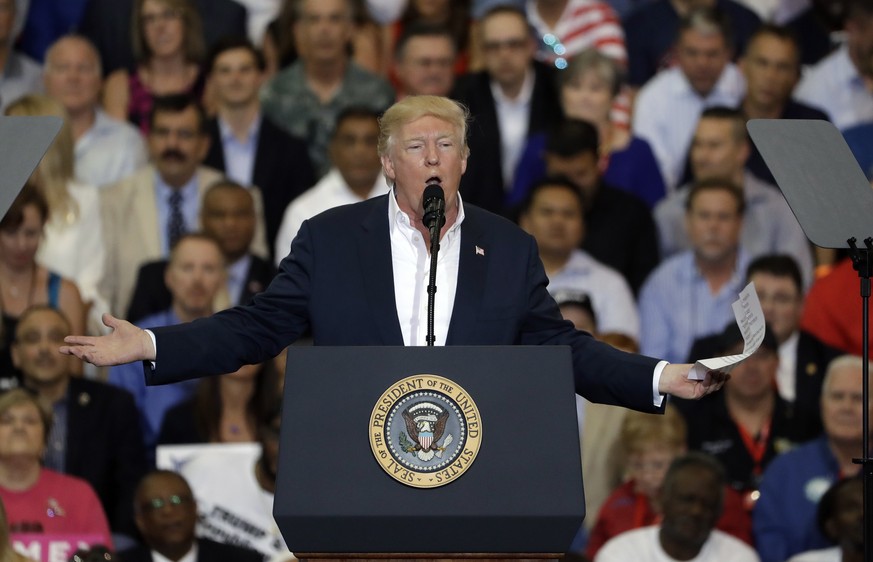 So rechtfertigt Trump sein Schweden-Debakel