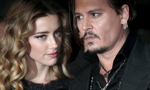 Johnny Depp und Amber Heard im Oktober 2015 in London.