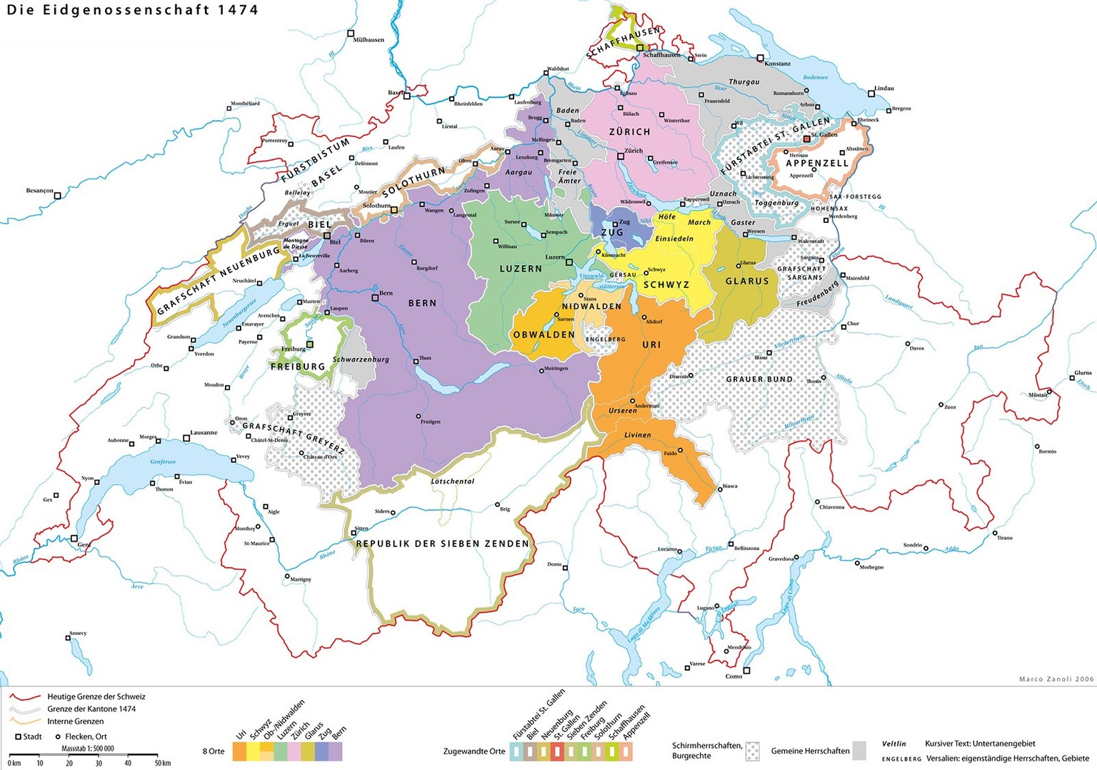 Die Eidgenossenschaft um 1474.
https://commons.wikimedia.org/wiki/File:Historische_Karte_CH_1474.png