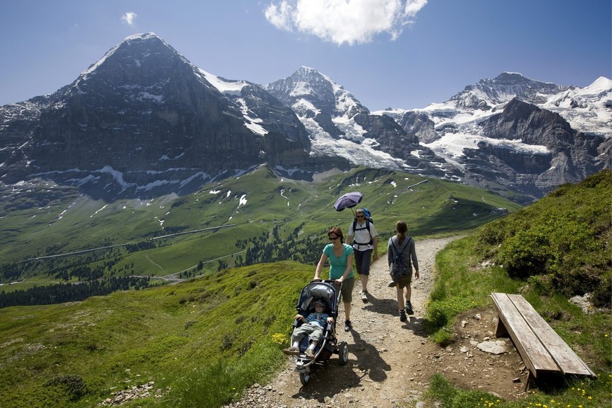 Freie Sicht auf Eiger, Mönch und Jungfrau: Was wenn hier plötzlich Windturbinen stehen?