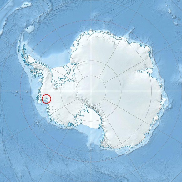 Pine-Island-Gletscher in Antarktika