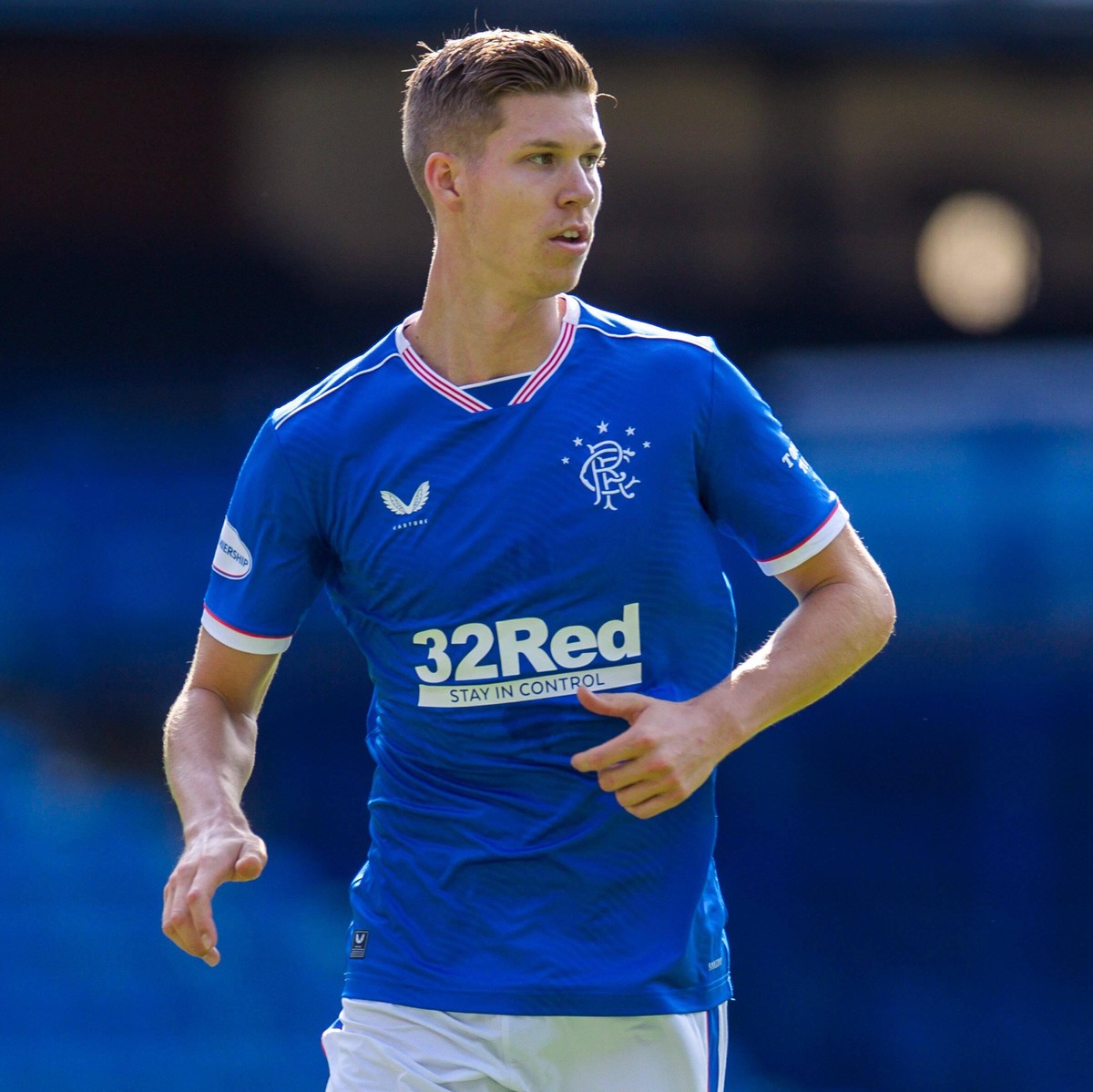 Rangers v St Mirren - Scottish Premiership - Ibrox Stadium Rangers Cedric Itten during the Scottish Premiership match at Ibrox Stadium, Glasgow. Editorial use only. No commercial use. PUBLICATIONxINxG ...