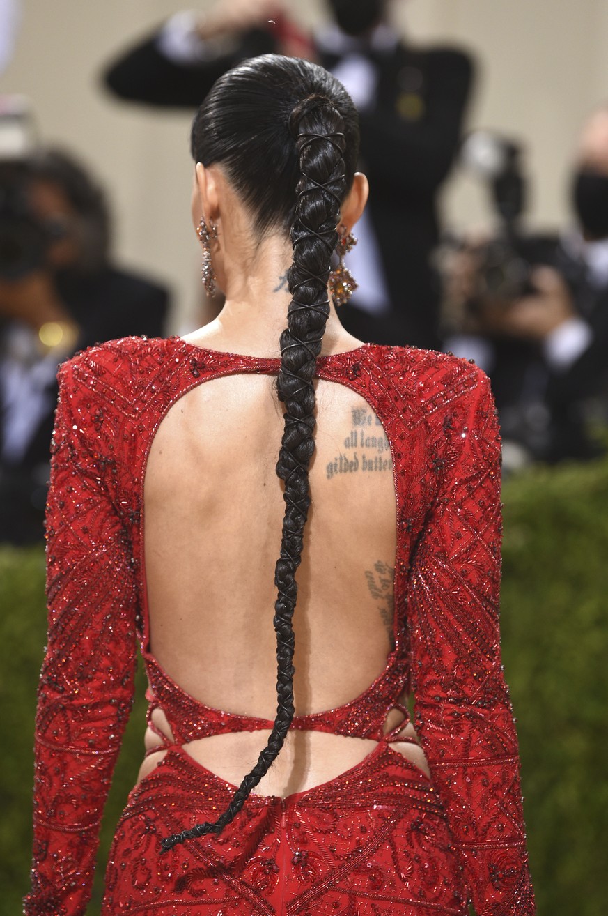 Megan Fox attends The Metropolitan Museum of Art&#039;s Costume Institute benefit gala celebrating the opening of the &quot;In America: A Lexicon of Fashion&quot; exhibition on Monday, Sept. 13, 2021, ...