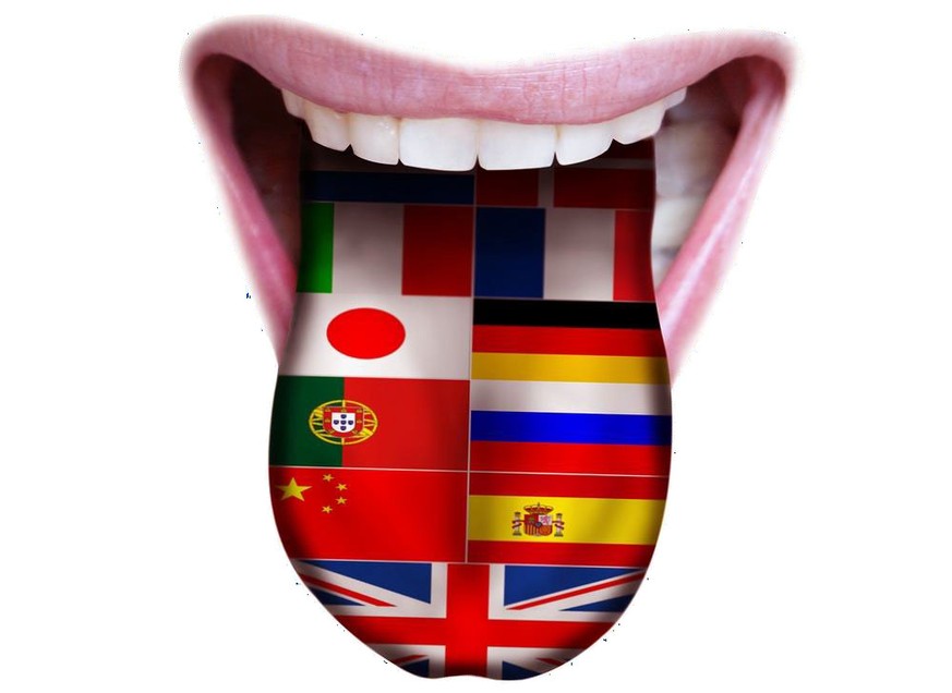 Mehrsprachigkeit, Zunge, Sprachen (Symbolbild)