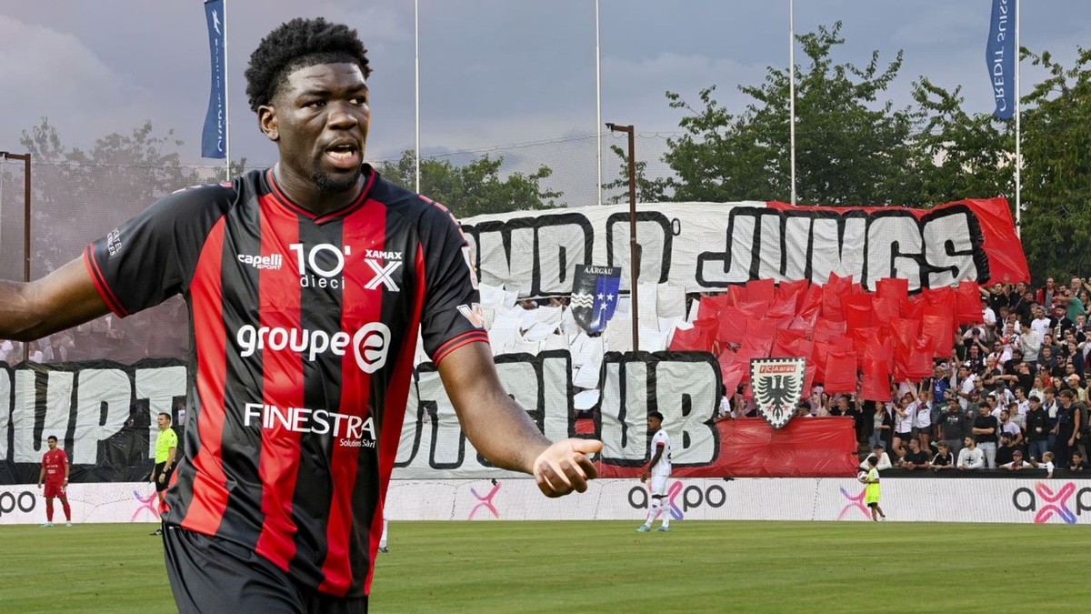 Giovani Bamba et les Xamaxiens se rendent au Brügglifeld, ce vendredi 7 mars 2025.