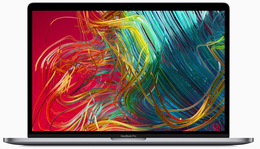 Vom 2019er Macbook Pro gibts bislang fast nur solche Hochglanz-PR-Bilder.