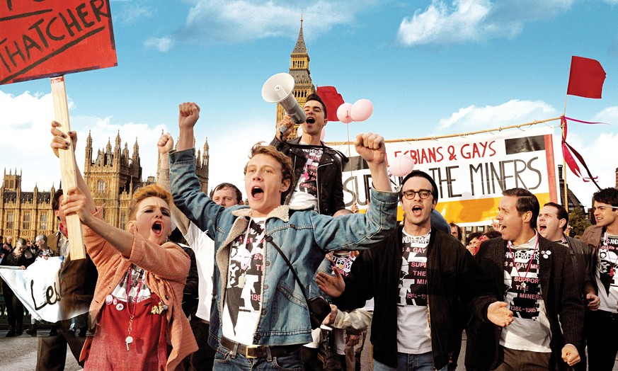 Die britische Plakat-Version: «Lesbians &amp; Gays support the Miners!»