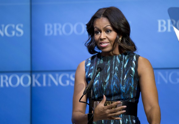 Die First Lady Michelle Obama. Stilsicher, wie immer.&nbsp;