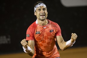 David Ferrer jubelt über seinen Turniersieg in Rio.