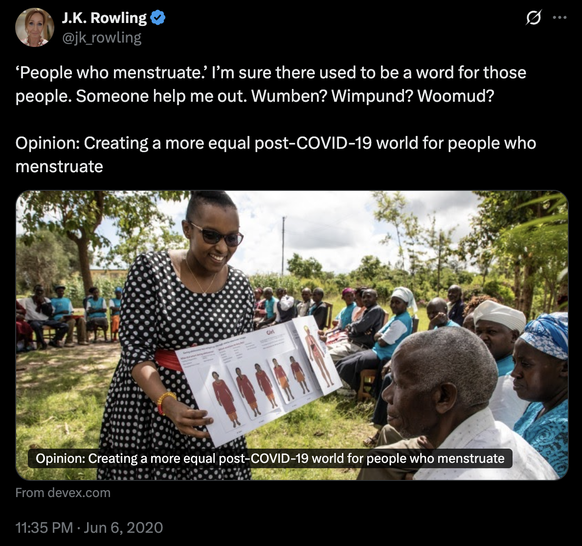 Tweet J.K. Rowling