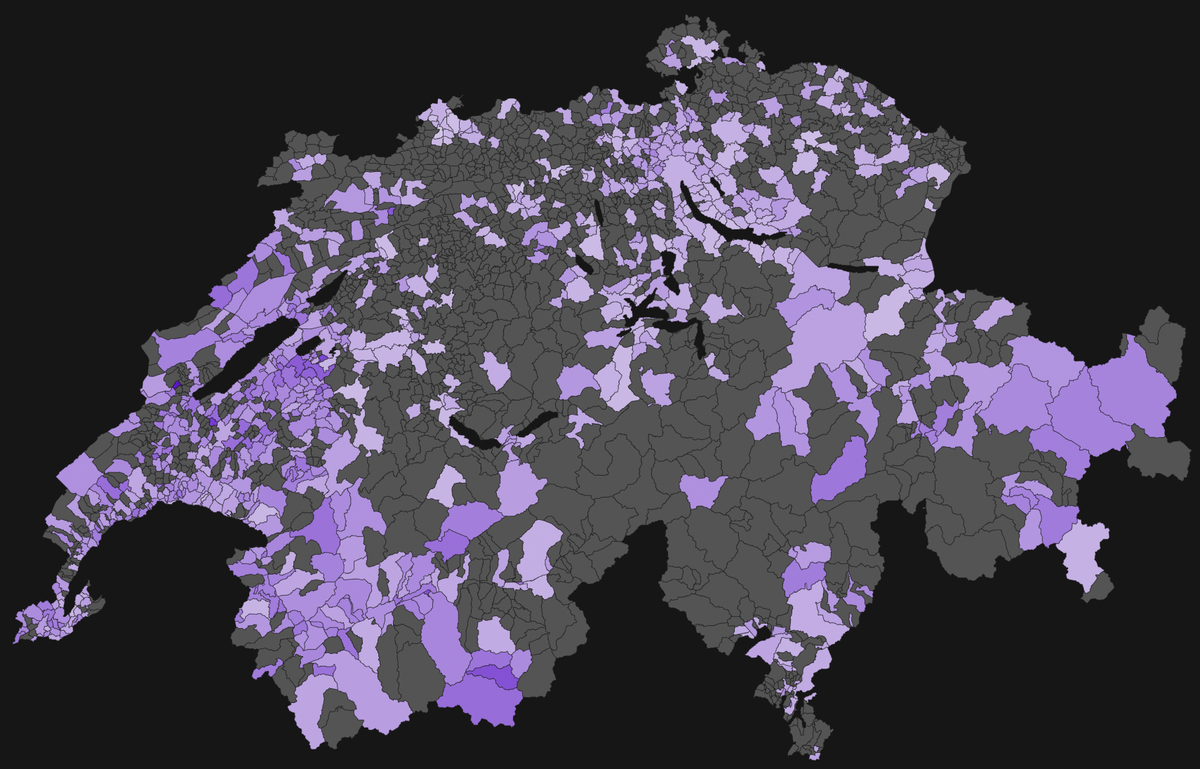 Nachnamen pro Gemeinde in der Schweiz die häufigsten Namen da Silva