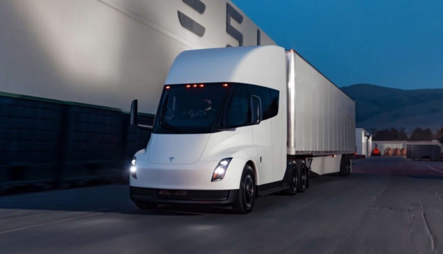 Der Tesla Semi soll mit dreijähriger Verspätung Ende 2022 kommen.