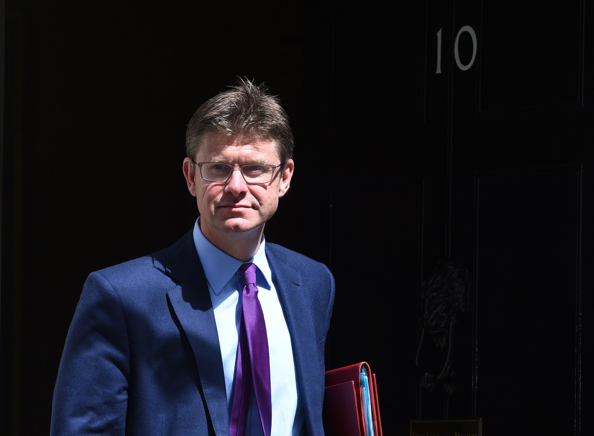 epa06025951 British Secretary of State for Business Greg Clark leaves 10 Downing street after the Cabinet meeting in London in Britain, 13 June 2017. Britain's general election on 08 June ended i ...