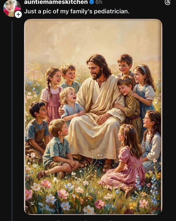 Trump als Jesus aka Arzt