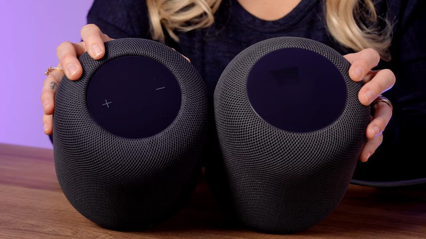 Der neue HomePod (2023) im Doppelpack.