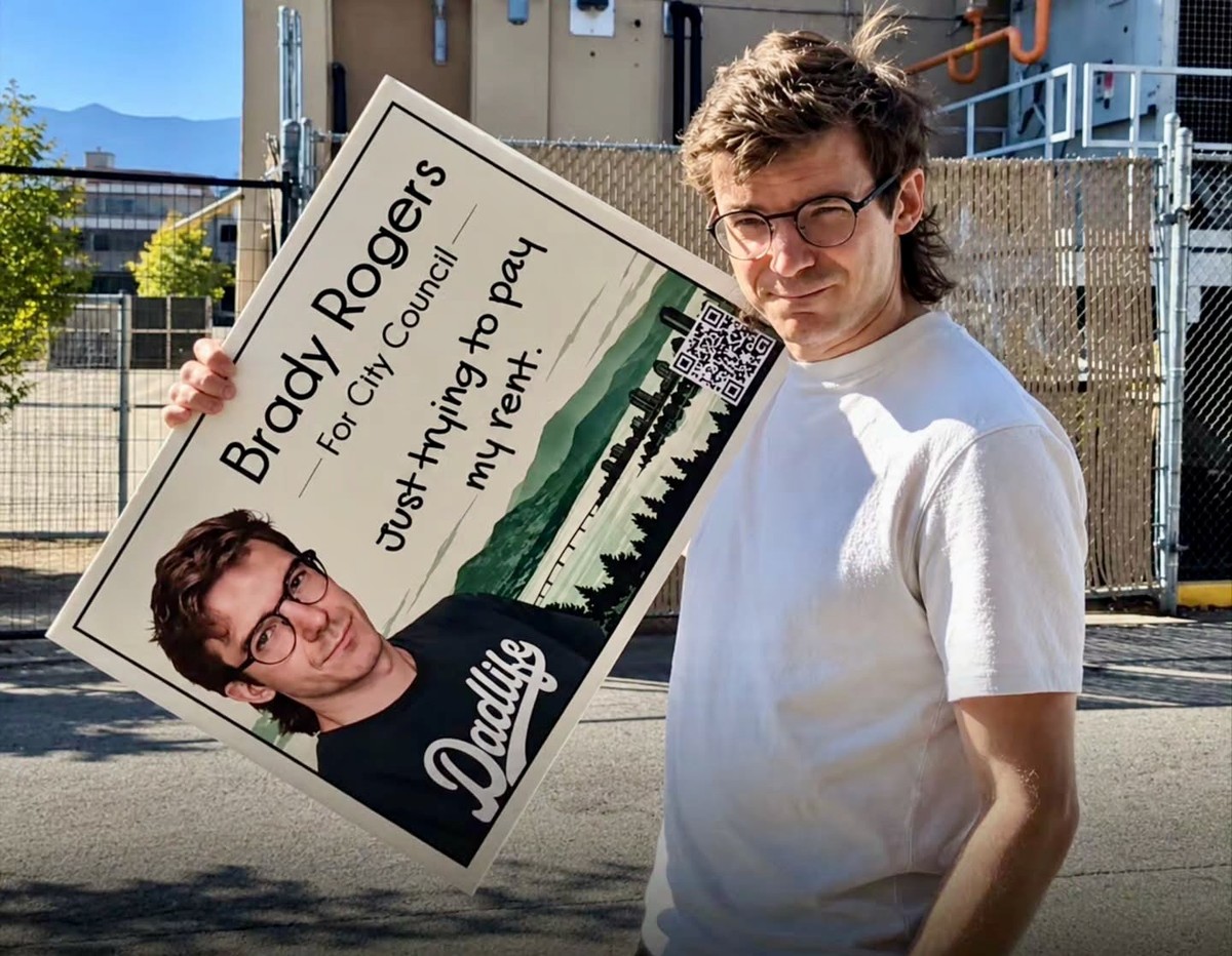 Brady Rogers for City Concil. Beste Plakatkampagne ever.
https://www.instagram.com/iambradythecreator/