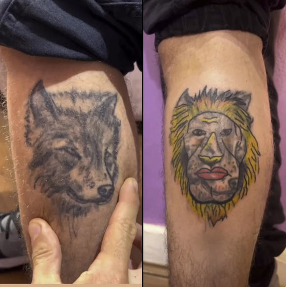 Die lustigsten Tattoos der Woche: Cover up in nicht so gut