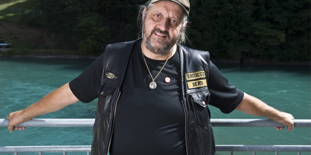 Jimy Hofer ist seit 1973 Mitglied der «Töff-Gruppe Broncos».