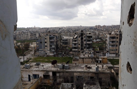 In Aleppo sind die Spuren des vieljährigen Krieges überall sichtbar.&nbsp;