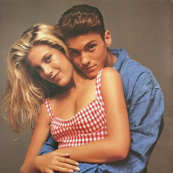 Tori Spelling and Brian Austin Green in Beverly Hills, 90210 (1990)