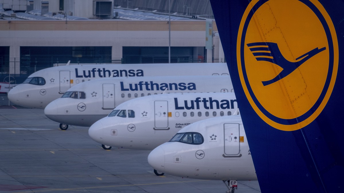 FILE - Lufthansa aircrafts are parked at the airport in Frankfurt, Germany, Thursday, March 7, 2024. (AP Photo/Michael Probst, File)
Germany-Spain-Lufthansa Incident