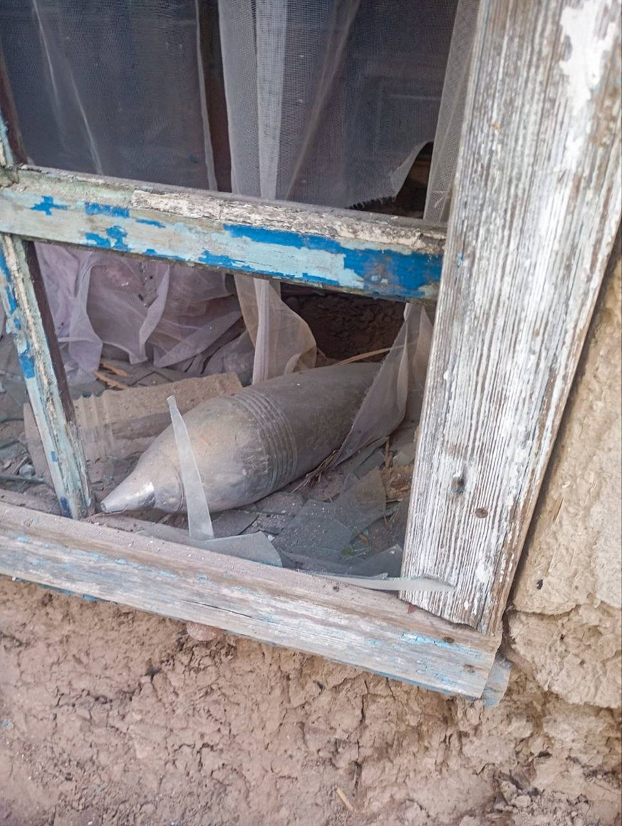 RUSSIA, KHERSON REGION - SEPTEMBER 17, 2025: Damage from a Ukrainian drone strike on the Aleshki District. Aleshki Municipal District Head Ruslan Khomenko/TASS PUBLICATIONxINxGERxAUTxONLY 84070407