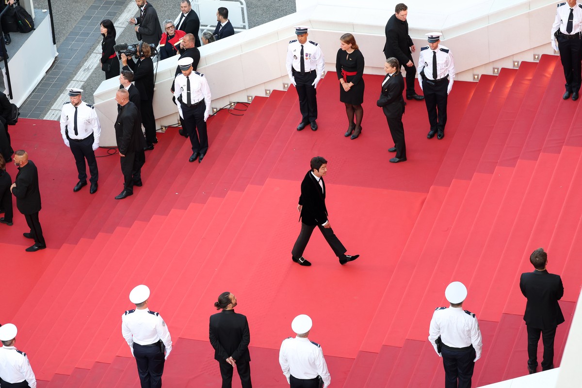 Le célèbre tapis rouge du Festival de Cannes.