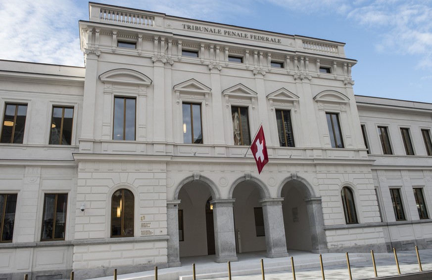 Das Bundestrafgericht in Bellinzona, aufgenommen am Freitag, 21. Februar 2014. Im Betrugsprozess vor dem Bundesstrafgericht in Bellinzona gegen einen ehemaligen SECO Mitarbeiter hat die Bundesanwaltsc ...