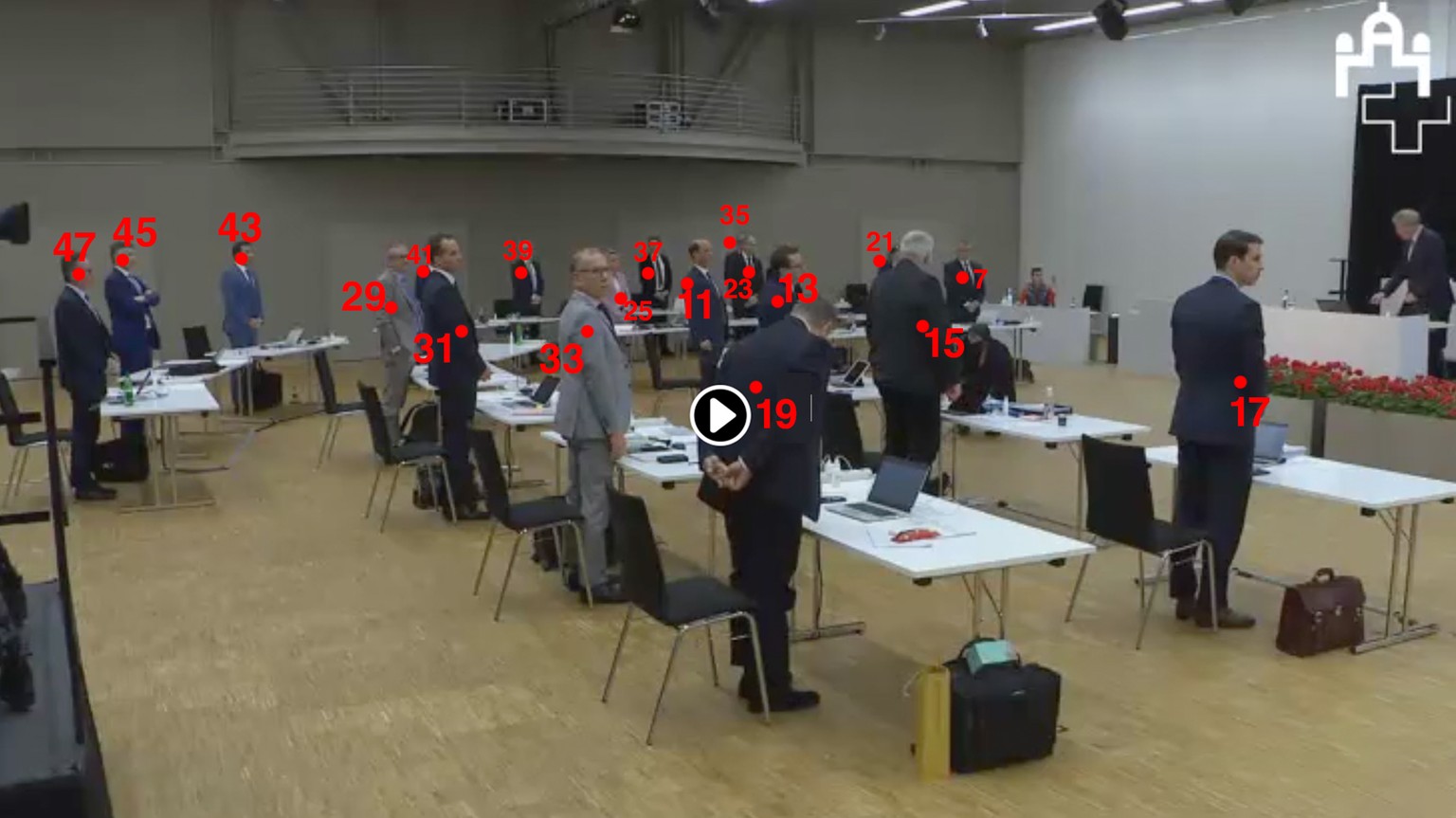 VAR aus dem Stöckli: Die Videoanalyse zeigt, wer wie abgestimmt hat.