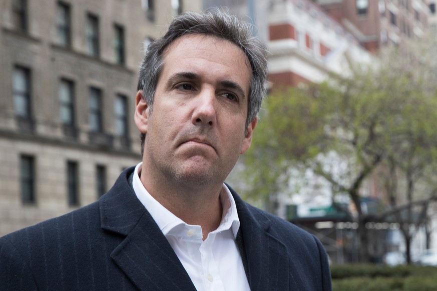 FILE - This Wednesday, April 11, 2018 file photo shows attorney Michael Cohen in New York. The Treasury Department’s internal watchdog says it’s investigating how detailed allegations about the bankin ...