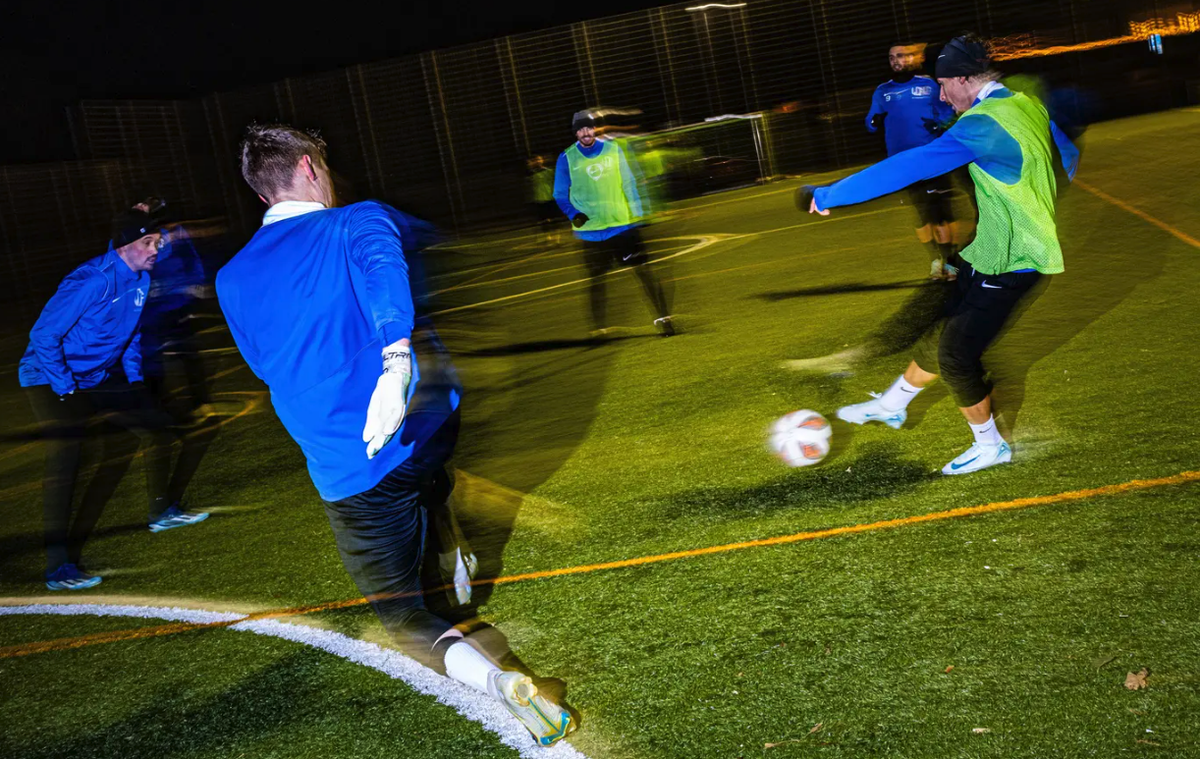 Das Lake Constance Football Team im Training