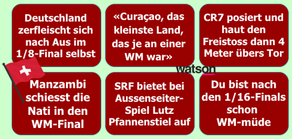 Fussball-WM 2026: Bullshit-Bingo zur Nati, Infantino, Ronaldo etc.