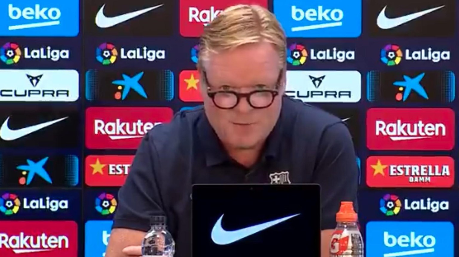 Heute keine Lust auf Fragen: Ronald Koeman.